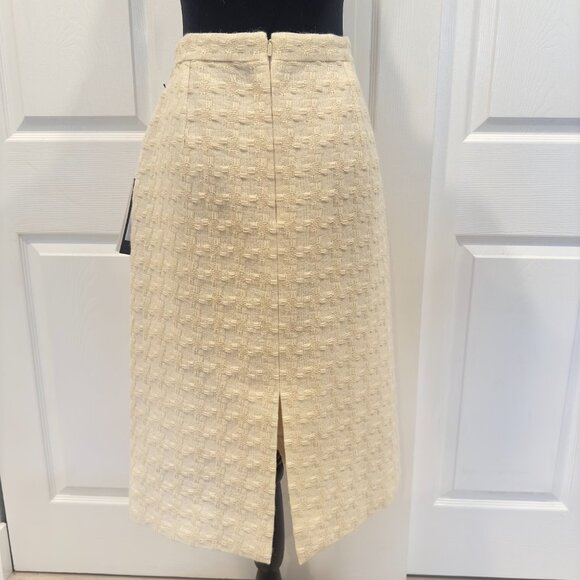 Gucci Pied De Poule Tweed Skirt - Picture 2 of 6